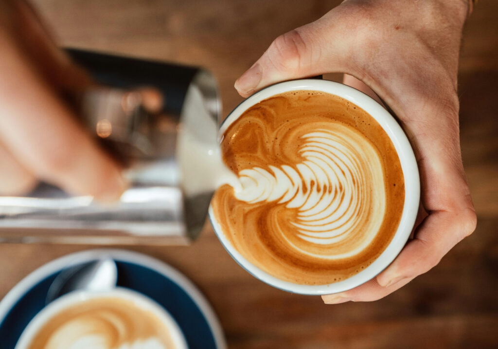 Image of coffee being poured