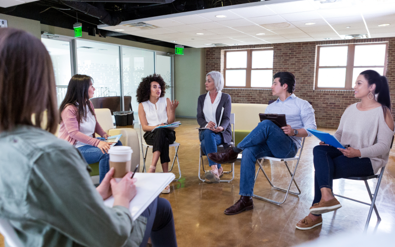 Image of a group meeting